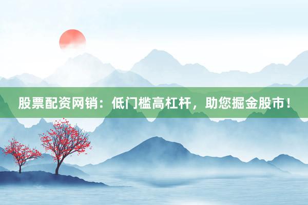 股票配资网销：低门槛高杠杆，助您掘金股市！