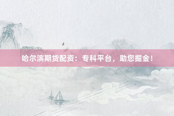 哈尔滨期货配资：专科平台，助您掘金！